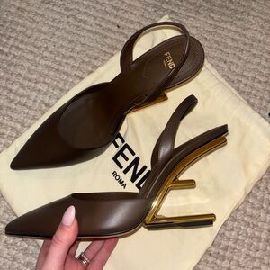 Fendi First Slingback Pumps *Never Worn